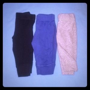 Lot of 3 pull-on pants